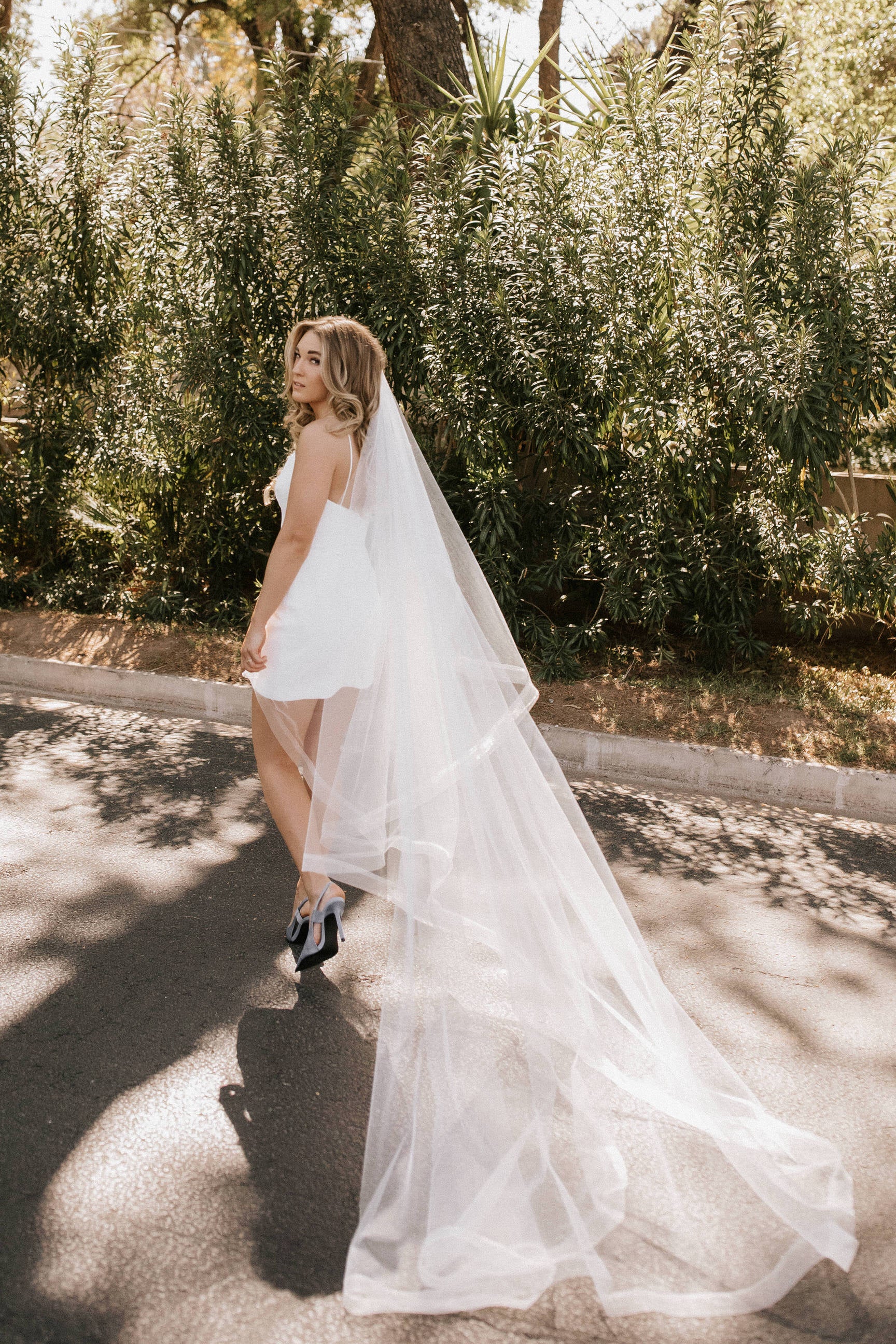 CASSANDA | Wedding Veil with Long Blusher
