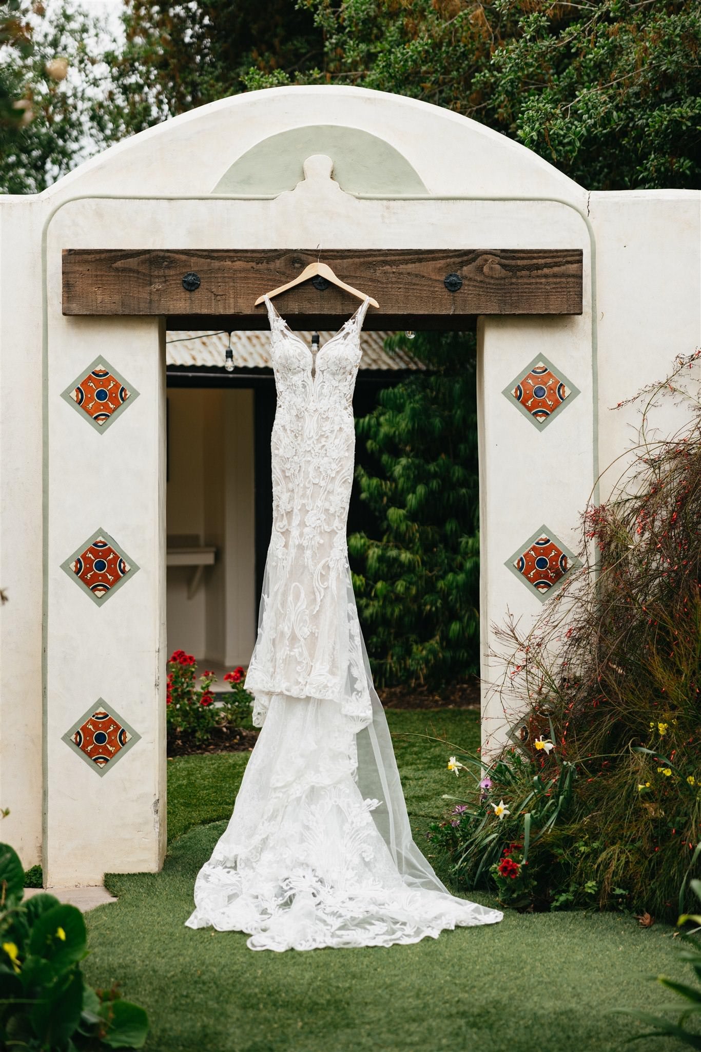 Spanish Boho Wedding Dress Lace