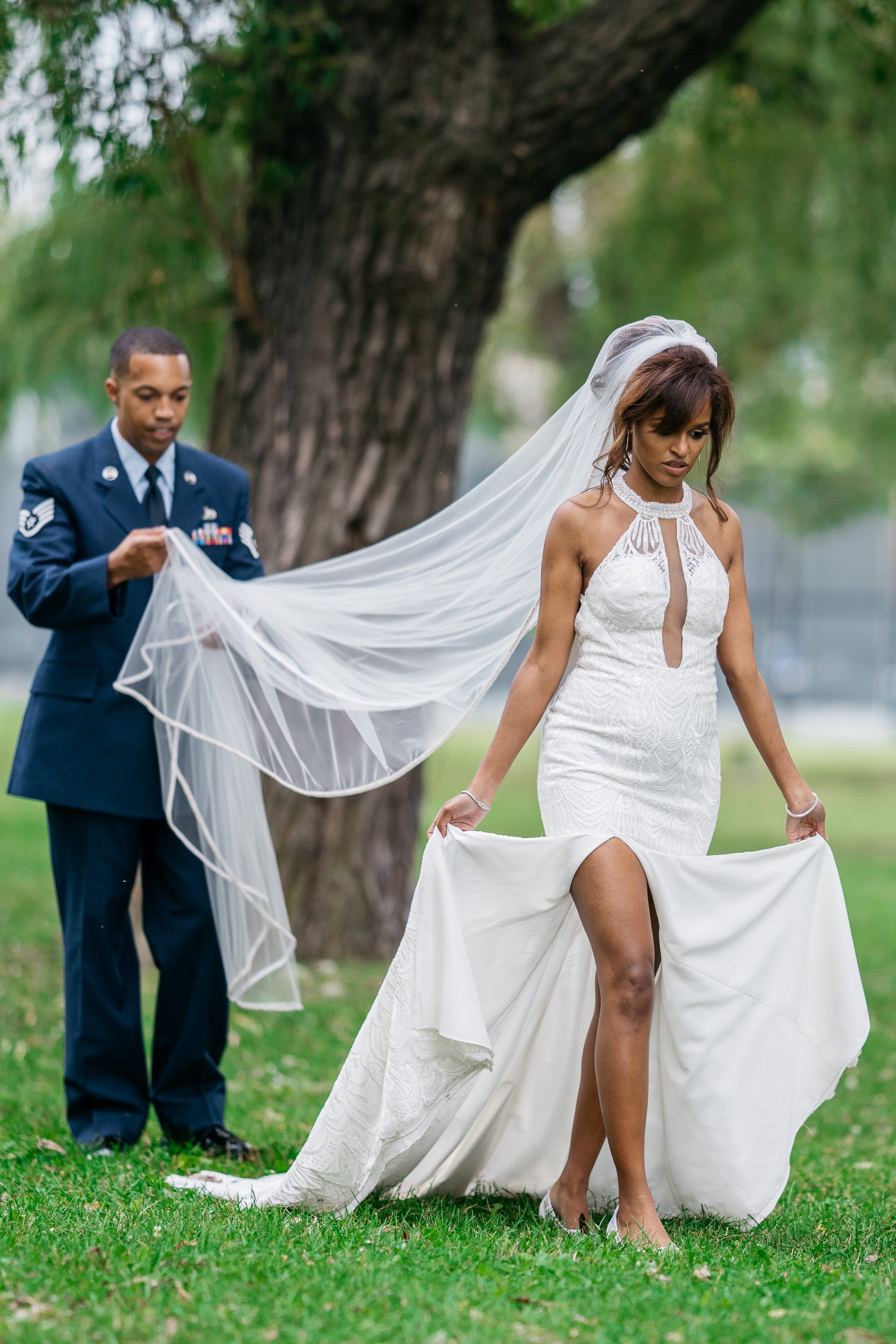 Cathedral length wedding dress hotsell