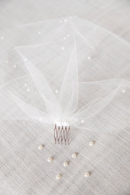 Ivory Pearl Veil Weights, Magnetic Weights for Wedding Veil, Pearl