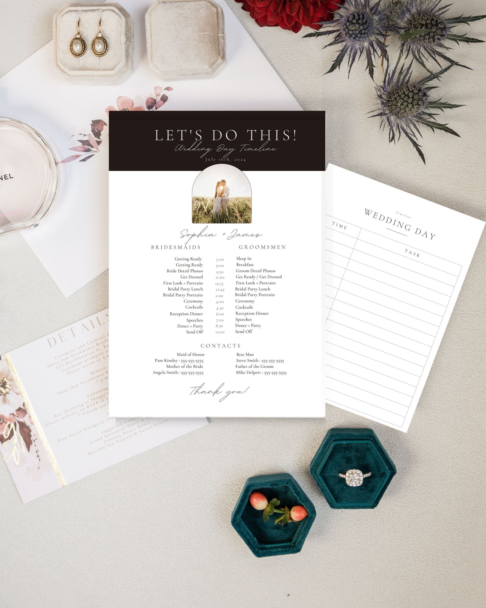 Wedding Planner, Printable Wedding Planner, Wedding Binder, DIY